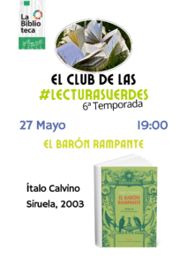 27 MAYO. Club de lectura