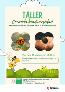 29 MAYO. Taller creando biodiversidad